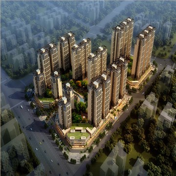 鸿一花园住宅小区规划设计