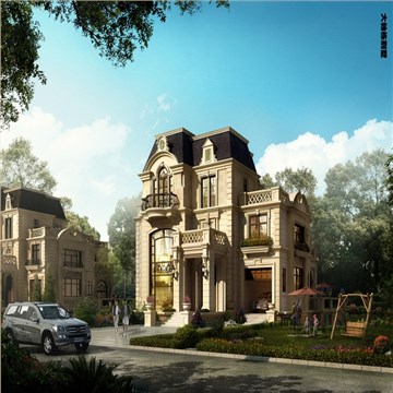 玫瑰花园商业住宅小区规划设计