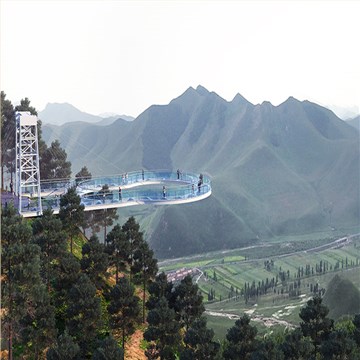 张家界悬崖花开养生谷总体规划