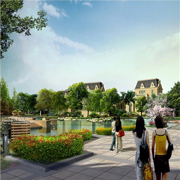 湖北赤壁三号公寓一期及酒店别墅区整体景观设计