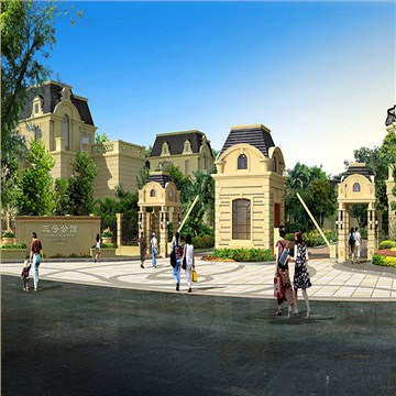 湖北赤壁三号公寓一期及酒店别墅区整体景观设计