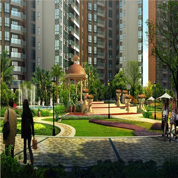 东莞万科香树丽舍小区景观设计方案