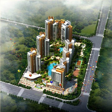 东莞万科香树丽舍小区景观设计方案