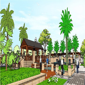 东莞市中凯嘉盈商务大厦二期景观方案设计