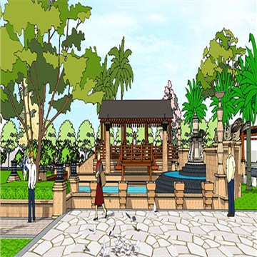 东莞市中凯嘉盈商务大厦二期景观方案设计