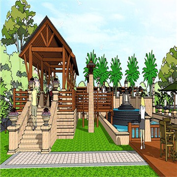 东莞市中凯嘉盈商务大厦二期景观方案设计