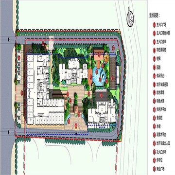 东莞市中凯嘉盈商务大厦二期景观方案设计