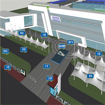 中山蒂森电梯厂景观设计