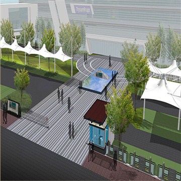 中山蒂森电梯厂景观设计