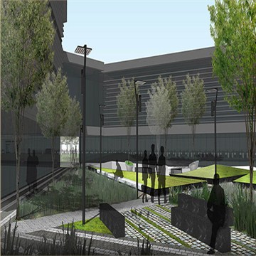 中山蒂森电梯厂景观设计