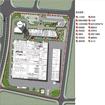 中山蒂森电梯厂景观设计