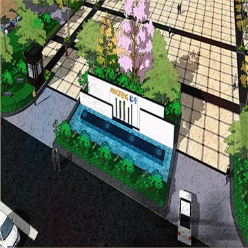 东莞铭丰包装厂工厂园林绿化设计