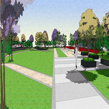 东莞铭丰包装厂工厂园林绿化设计