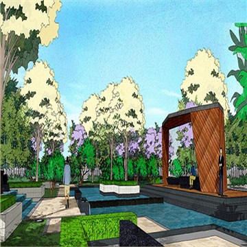 东莞铭丰包装厂工厂园林绿化设计