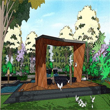 东莞铭丰包装厂工厂园林绿化设计