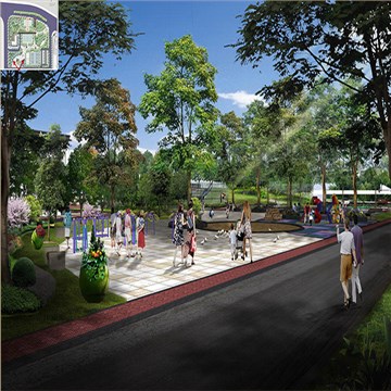 静福广场景观设计