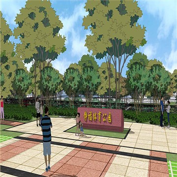 静福广场景观设计