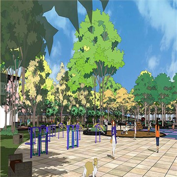 静福广场景观设计