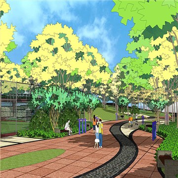 静福广场景观设计