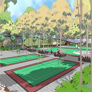 静福广场景观设计