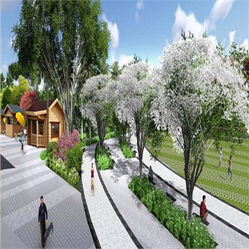 东莞轻轨车站站前绿地公园景观设计方案