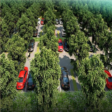 东莞轻轨车站站前绿地公园景观设计方案