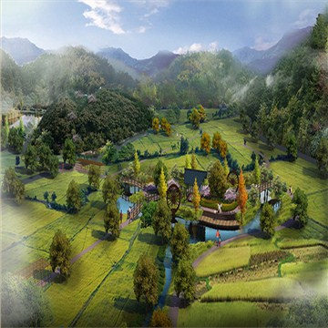 河源市天颐园观光休闲度假村园林景观设计概念方案