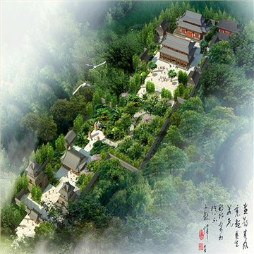 大广山寺古建规划设计