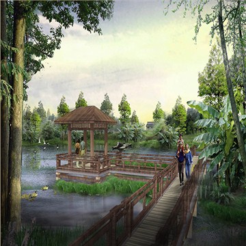 村庄水道西岸示范片区农田公园规划