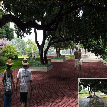 大岭山镇百花洞村美丽幸福村居道路规划改造