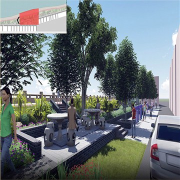 梅沙村东一区绿道旁空地规划设计