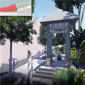 梅沙村东一区绿道旁空地规划设计