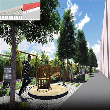 梅沙村东一区绿道旁空地规划设计