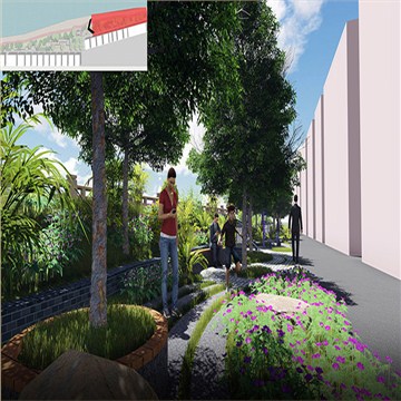 梅沙村东一区绿道旁空地规划设计