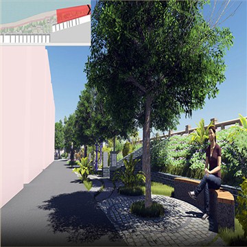 梅沙村东一区绿道旁空地规划设计