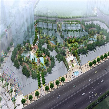清远某小区景观方案设计方案