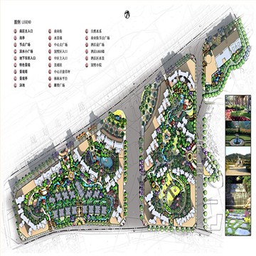 清远某小区景观方案设计方案