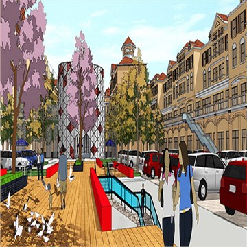 东莞愉景威尼斯商业广场景观设计改造方案