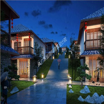 张家界悬崖花开养生谷总体规划