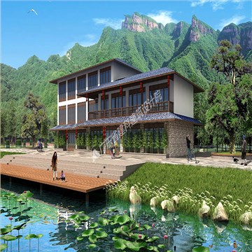 张家界悬崖花开养生谷总体规划