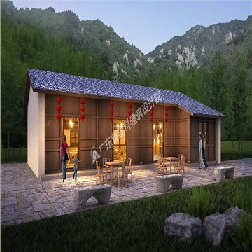 张家界悬崖花开养生谷总体规划