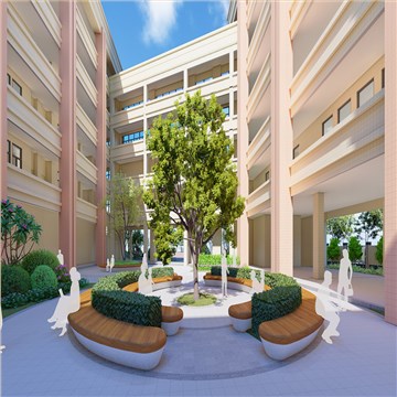中学校园景观设计