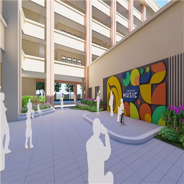 中学校园景观设计