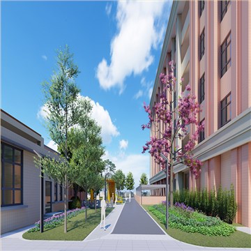 中学校园景观设计