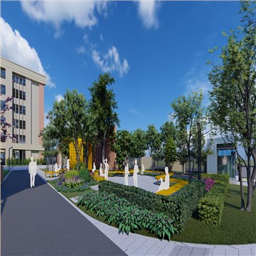 中学校园景观设计