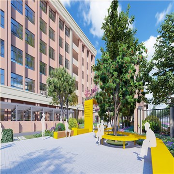中学校园景观设计