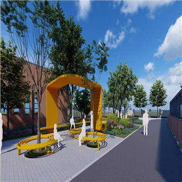 中学校园景观设计