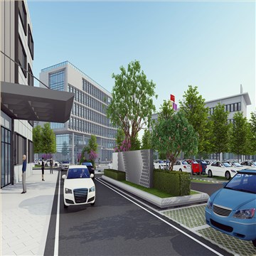 工业园区办公生活区景观设计