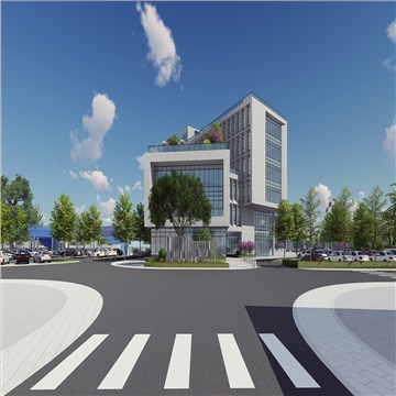 工业园区办公生活区景观设计