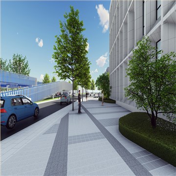 工业园区办公生活区景观设计